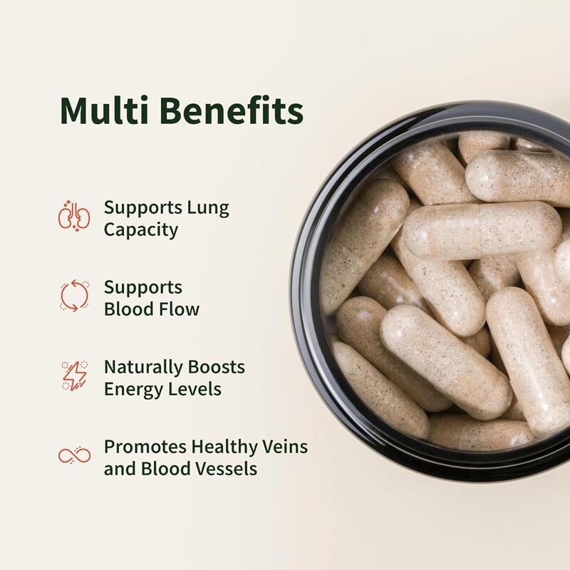 El suplemento aumenta la energía y el rendimiento.